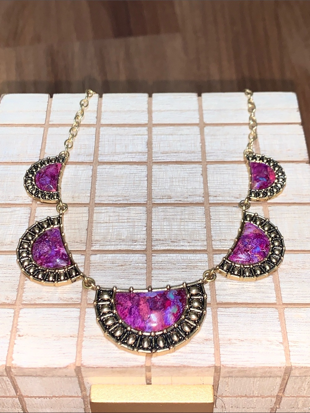 Vintage Barse Necklace & Earrings - Picture 3 of 6